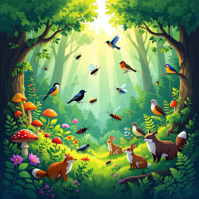 Food Web Images - Generated by AI gallery