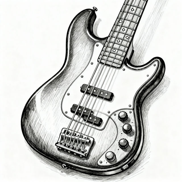 Bass Drawings - AI Generated Art gallery