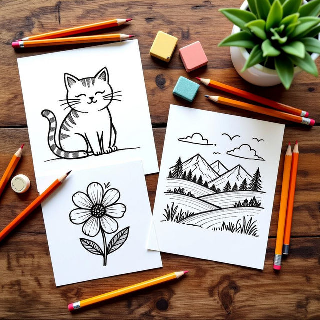 Drawing Ideas Easy With Pencil gallery