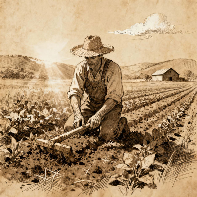 Farmers Drawing - Made With AI gallery
