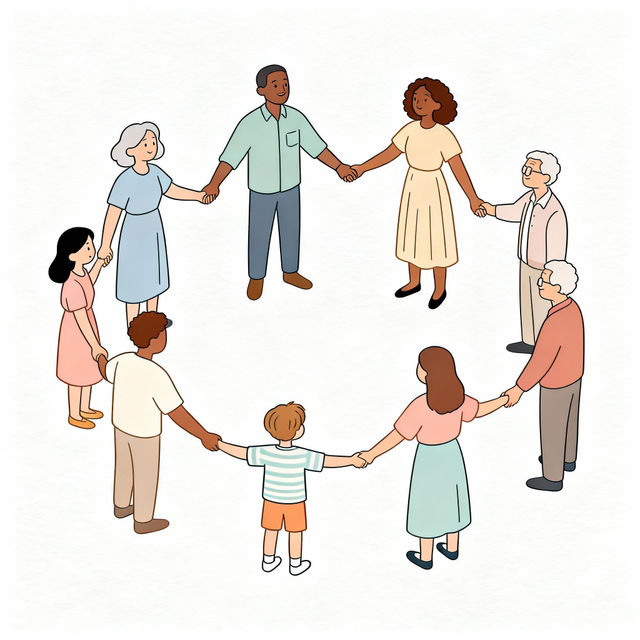 Simple Family Drawings - Made With AI gallery