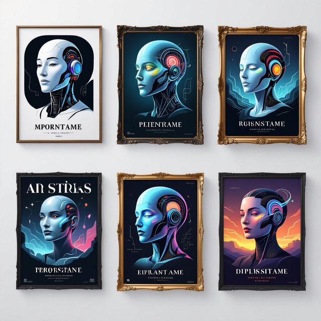 AI Art Posters Framed gallery