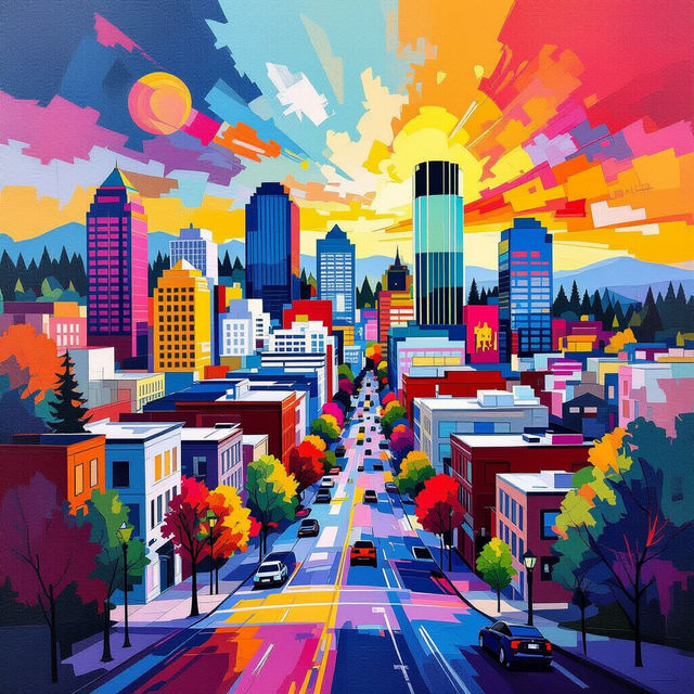 Art Institute of Portland Inspired Art gallery