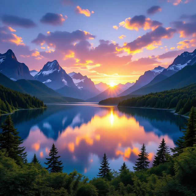 Beautiful Scenery Pictures - Generated by AI gallery