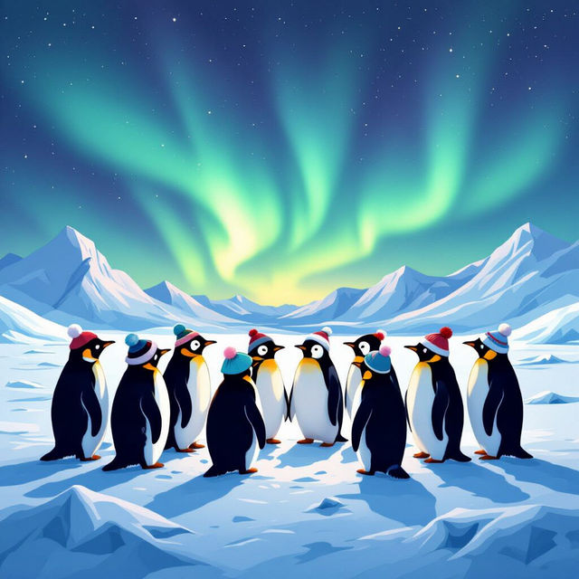 Penguin Art - Created With AI gallery