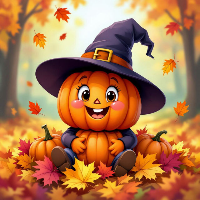 Pumpkin Cartoon Images - Made With AI gallery