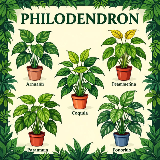 Philodendron Varieties With Names And Pictures gallery