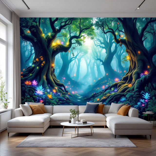 Custom Wallpaper Murals - Made With AI gallery