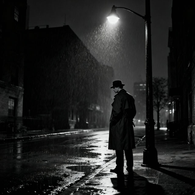 Black Noir Drawings - AI Generated gallery