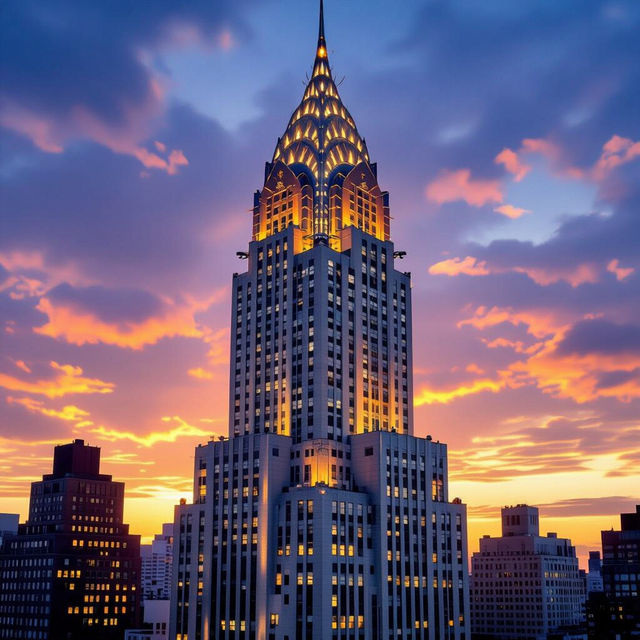 Famous Art Deco Buildings - AI Generated gallery