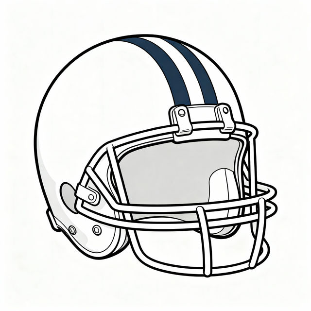 Football Helmet Drawing Easy gallery