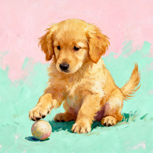 Dog Pictures Drawing - AI Generated gallery
