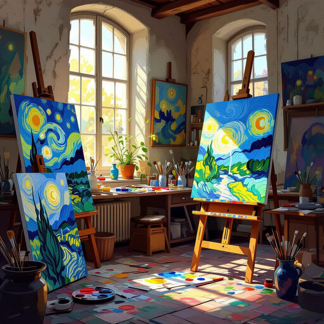 Artist Drawing - Made With AI gallery