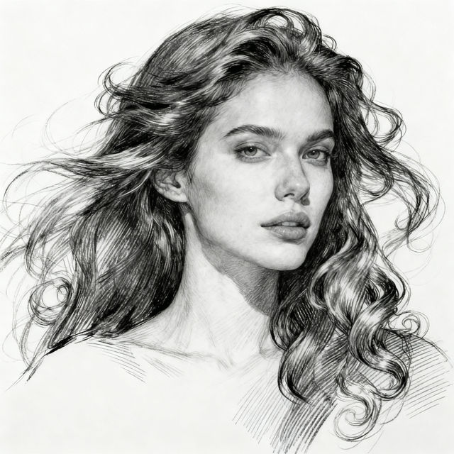 Sketch Hair Art gallery