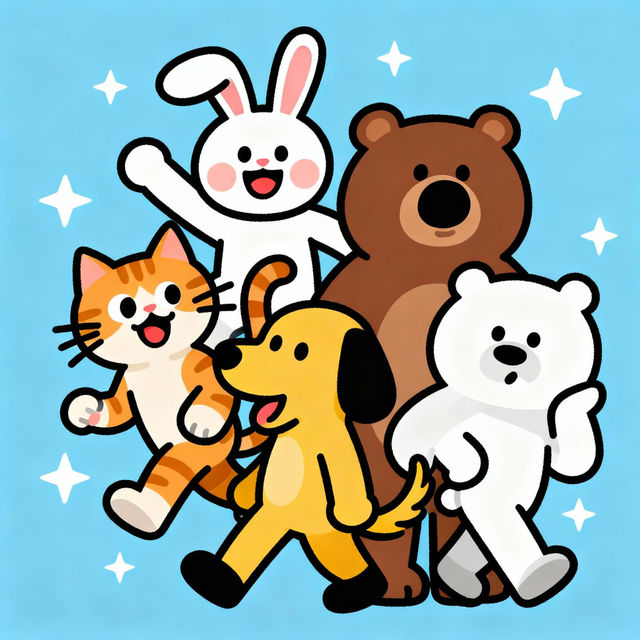 Easy Cartoon Characters Drawing gallery