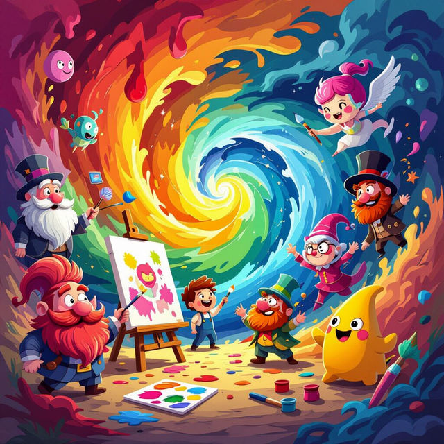 Picture Drawing Game - AI Generated gallery