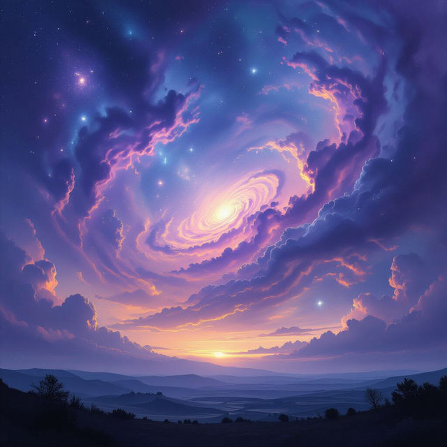 Purple Sky Wallpapers - AI Generated gallery