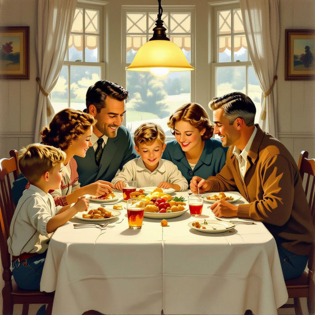 Generate Norman Rockwell Style Art with AI gallery