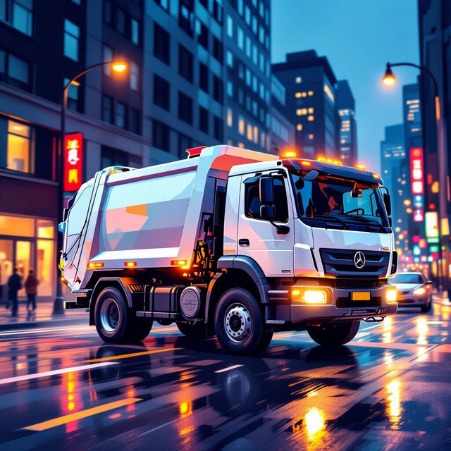 Garbage Truck Pictures - Made With AI gallery