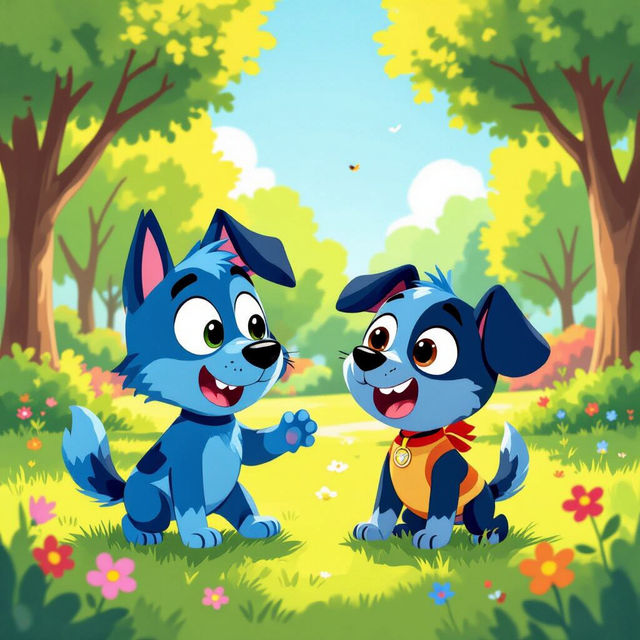 Generate Amazing Bluey Images With AI gallery