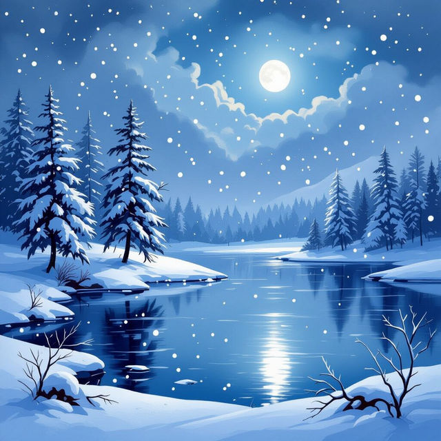 Winter Wonderland Wallpapers - AI Generated gallery