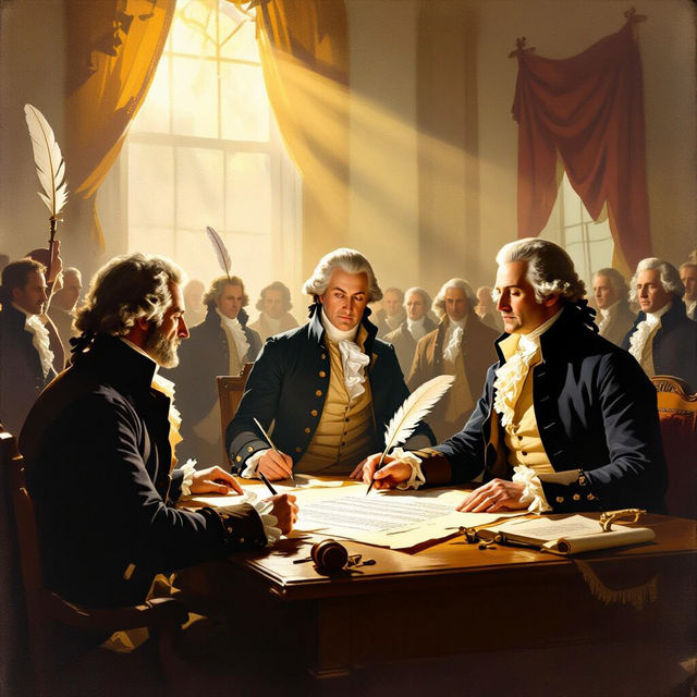 Declaration of Independence Images - AI Generated gallery