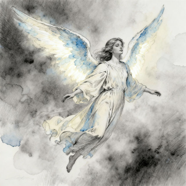 Angels Drawings - AI Generated Art gallery