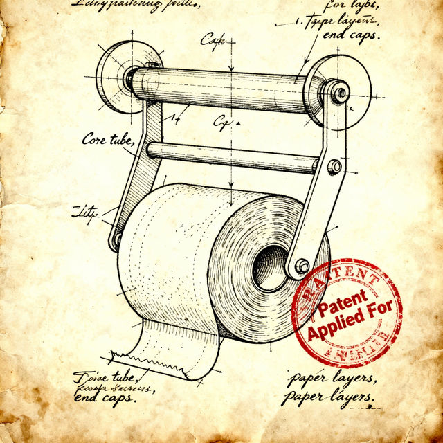 Toilet Paper Patent Pictures gallery