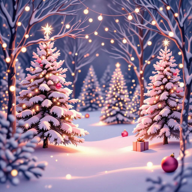 Pink Christmas Wallpaper Aesthetic gallery