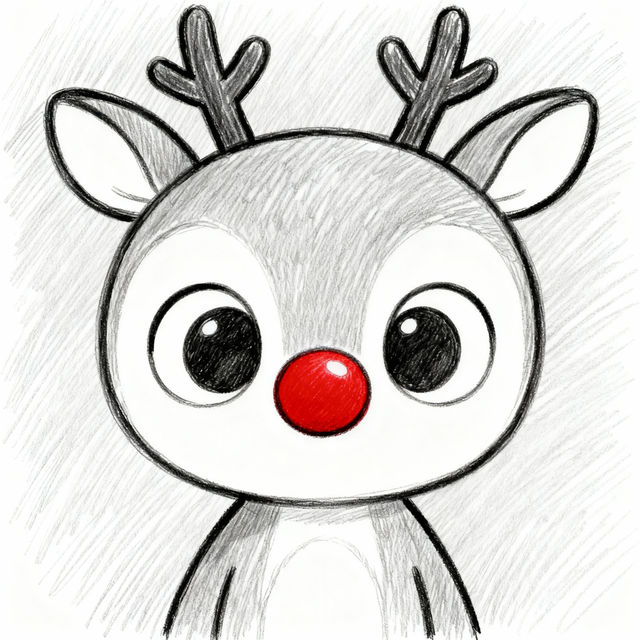 Rudolph Drawing Easy gallery