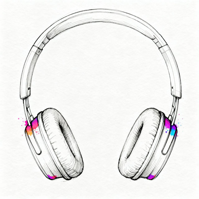 Easy Headphone Drawings gallery
