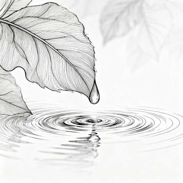 Raindrop Drawings - AI Generated Art gallery