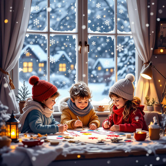 Easy Winter Art and Craft Activities gallery