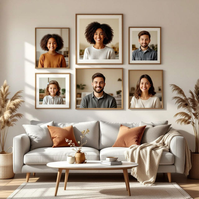 Family Picture Frames for Walls - Created with AI gallery
