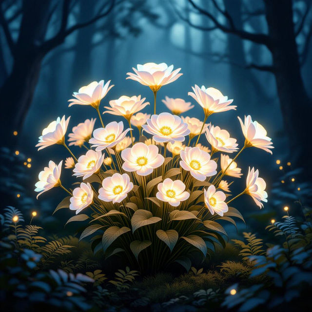 Flower Light Wallpapers - AI Generated gallery