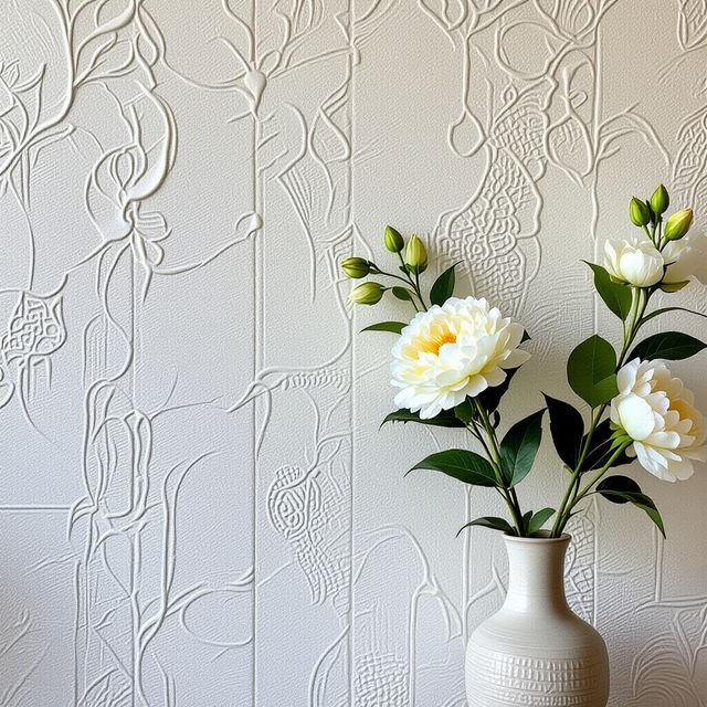 White Textured Self Adhesive Wallpaper gallery