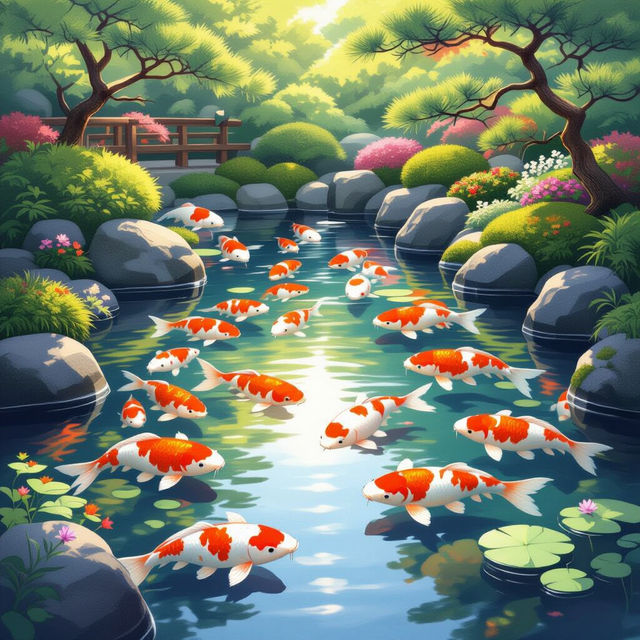 Explore Stunning Koi Fish Art gallery