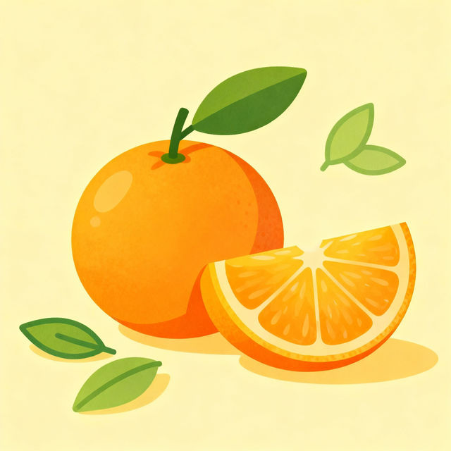 Easy Orange Drawings gallery