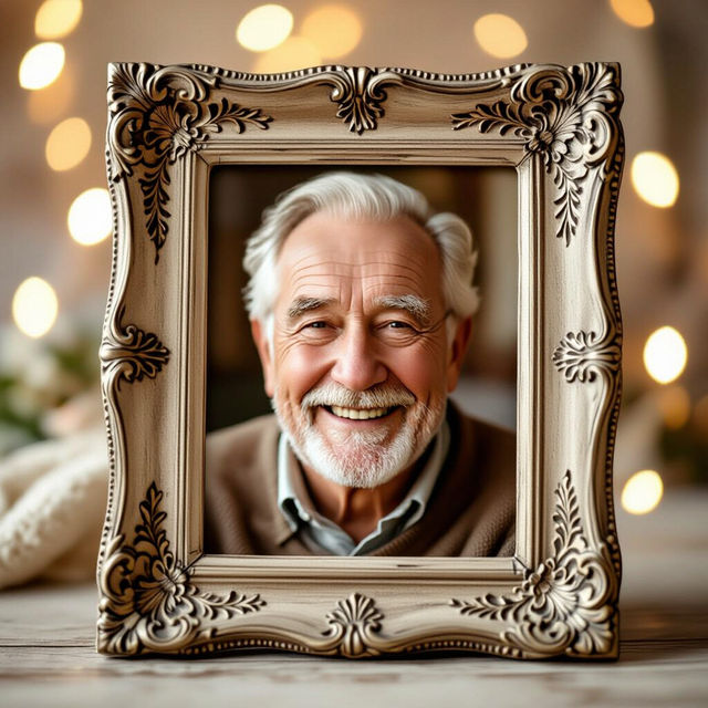 Grandpa Picture Frame Art - AI Generated gallery
