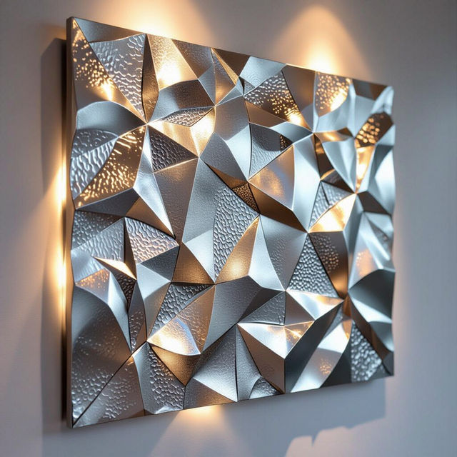 Silver Wall Art - AI Generated gallery
