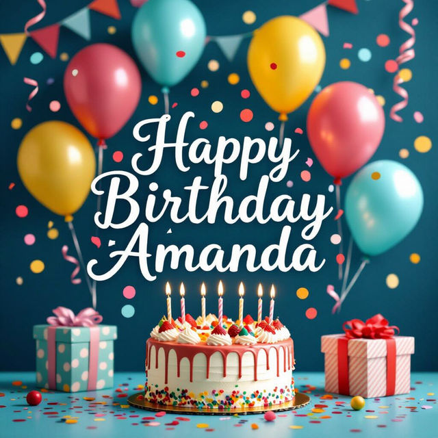 Happy Birthday Amanda Images gallery