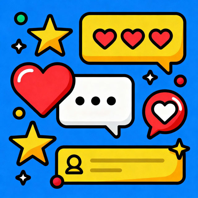 Social Media Clip Art - Made With AI gallery