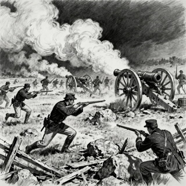 Civil War Drawings - Made With AI gallery