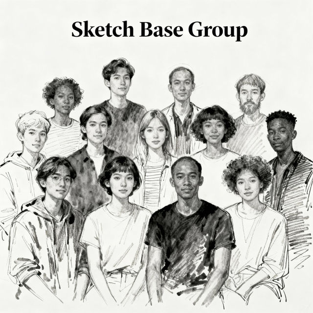 Sketch Base Group Art - Made With AI gallery