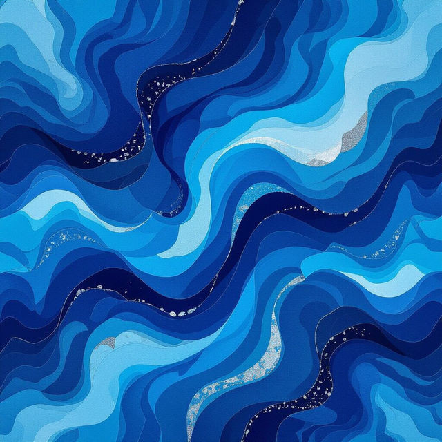 Blue Abstract Wallpaper - AI Generated gallery