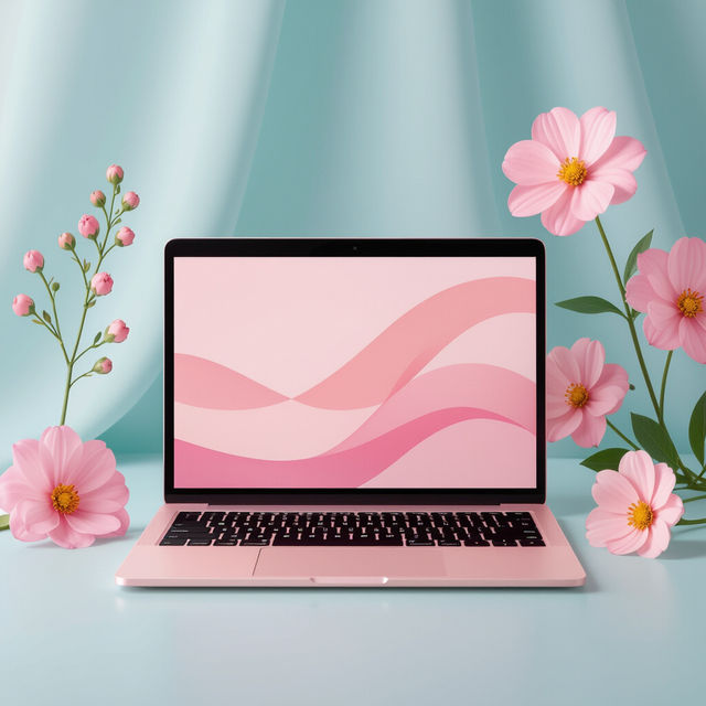 Pink Aesthetic Laptop Wallpapers gallery