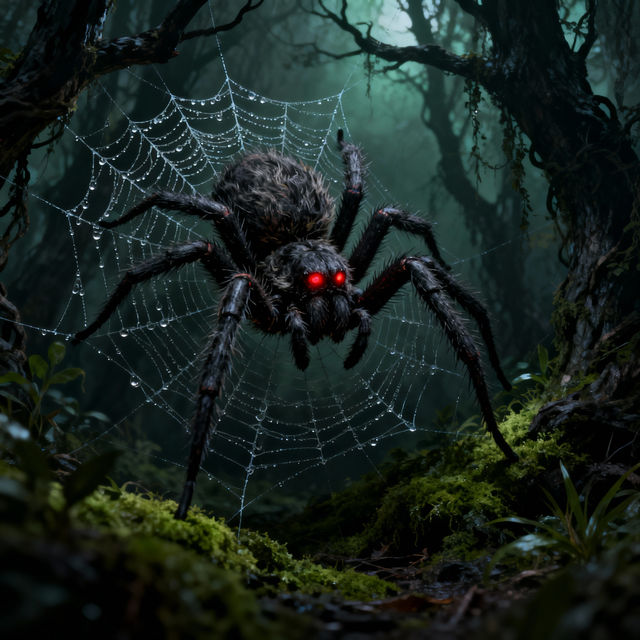 Scary Spider Drawings - Made With AI gallery