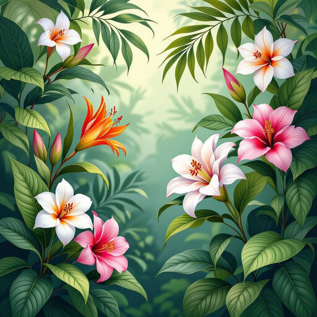 Stunning Botanical Wallpaper Generated by AI gallery