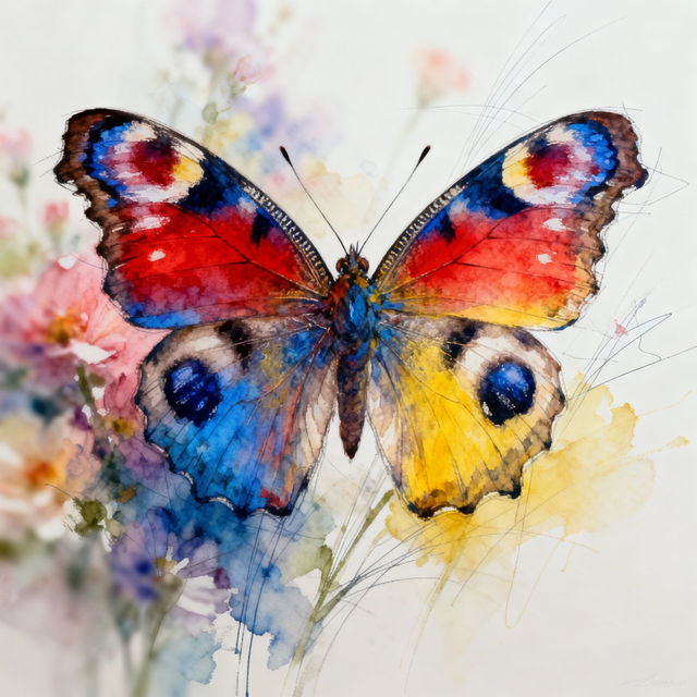 Butterfly Drawing Ideas - AI Generated gallery