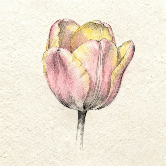 Tulip Sketch Art gallery